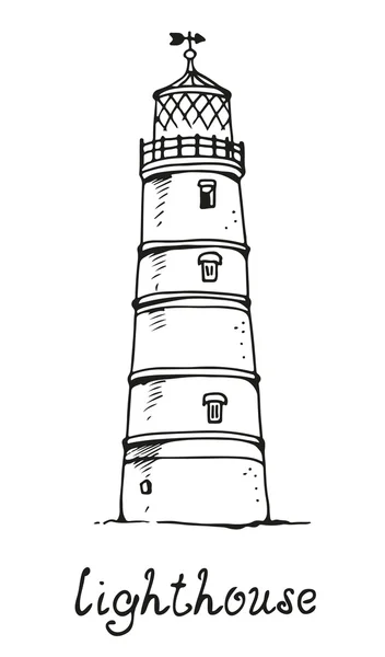 Вектор маяка — стоковый вектор