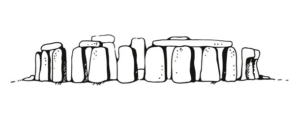 Hand sketch Stonehenge — Stock Vector © onot #64333639