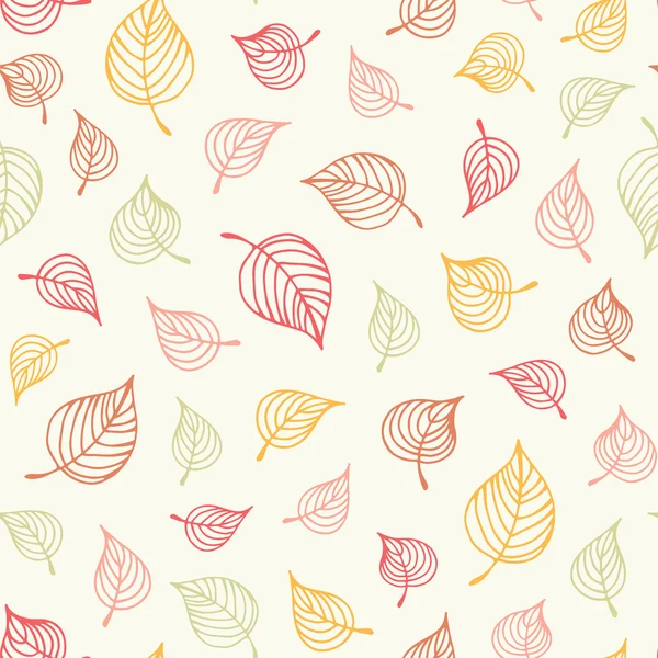 Leaves pattern — Stock Vector