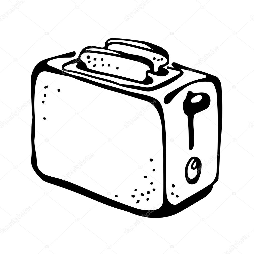Toaster Drawing Stock Vector Toaster Drawing Stock Vector