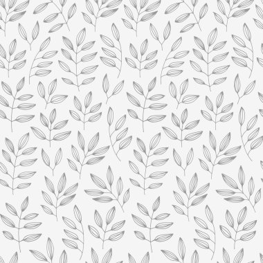 Çiçek seamless modeli, elle çizilmiş vektör arka plan ayrılmak