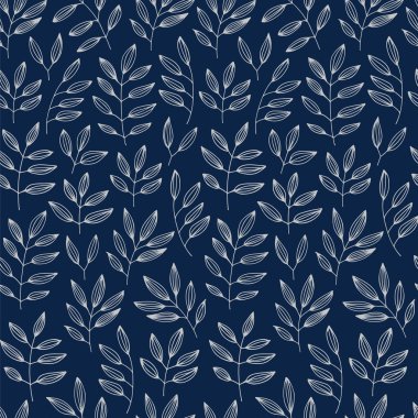 Vintage çiçek arka plan, el ile retro Dikişsiz desen çizmek