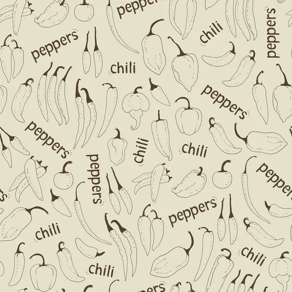 Fondo de chiles — Vector de stock