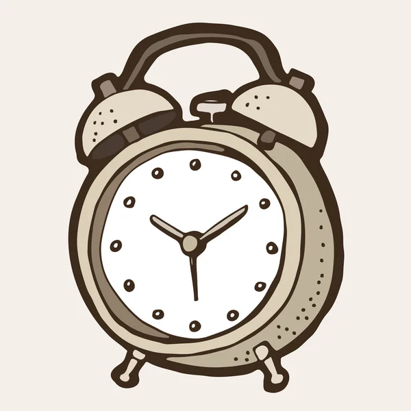 Reloj despertador ilustración — Vector de stock