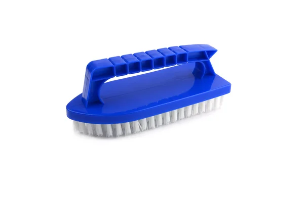 Blue brush for cleaning — Stock Photo, Image