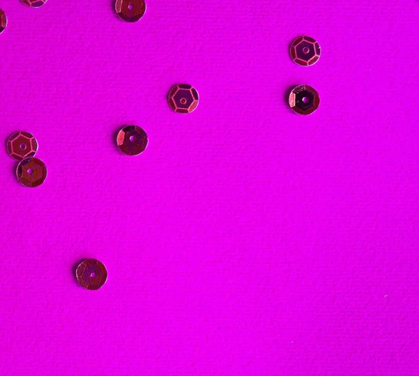 Papier Peint Violet Avec Décor Paillettes Concept Contraste Minimalisme — Photo