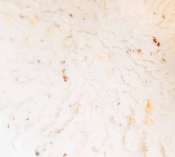 Top View Vanilla Ice Cream Chocolate Chip Cookies Chocolate Chips — Stock Photo, Image