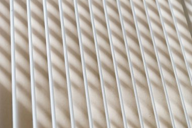 White curtain, Modern sun shades for home, Striped curtain for office space decoration.