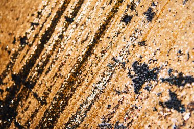 Altın pullar, parlak şenlikli arka plan, parlak doku.