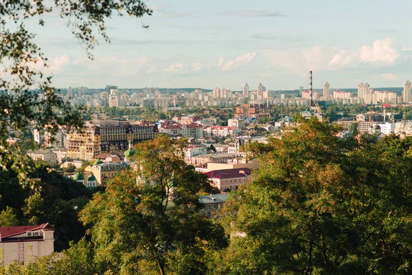 Kiev Oekraïne September 2021 Dagpanorama Van Stad Kiev — Stockfoto