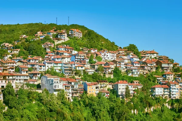 Quartier de la ville sur une colline — Photo