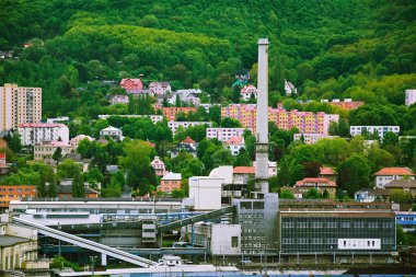 Fabrikanın manzarası 