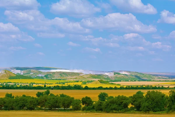 Fälten under himmel — Stockfoto