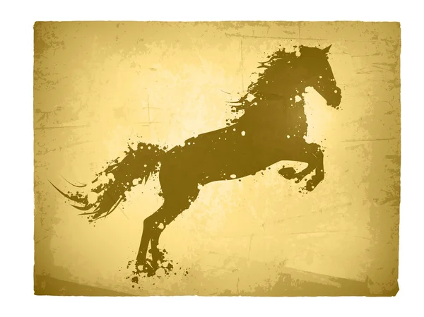 Streszczenie sztuka konia — Wektor stockowy