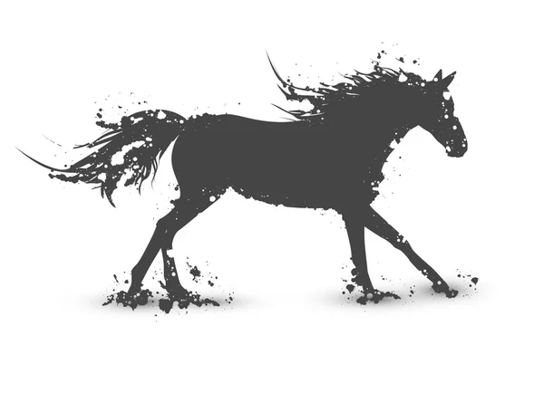 Caballo abstracto — Vector de stock