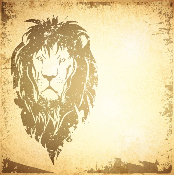 Lion Backround — ストックベクタ