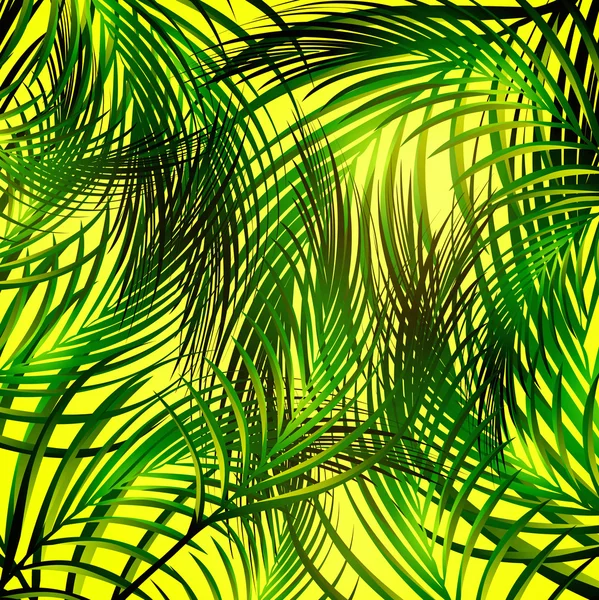 Jungle Palm achtergrond — Stockvector