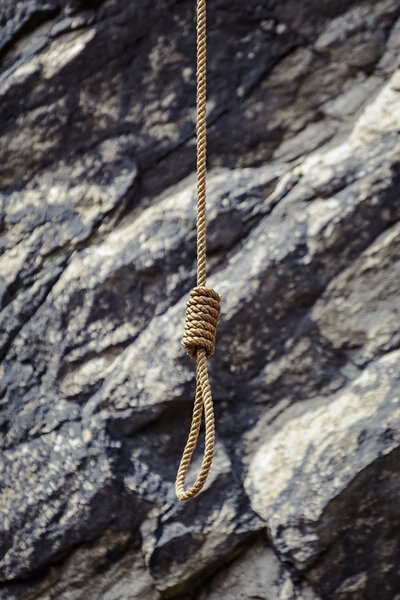 Noose against the Rocky Background