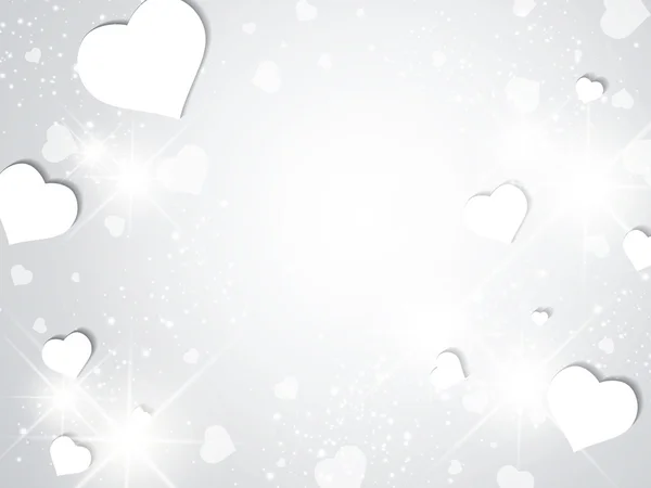 St.Valentine Tag Herz Hintergrund — Stockvektor