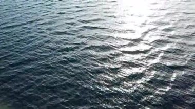 Uçan İHA 'dan deniz yüzeyi görüntüsü