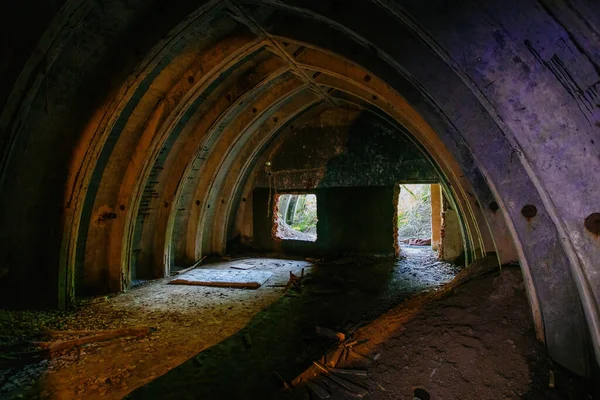 Abandoned Underground Depot Soviet Military Base — Stock Photo, Image