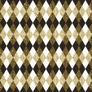 Eşkenar dörtgen elemanlarından oluşan geometrik desen - vektör dikişsiz arka plan