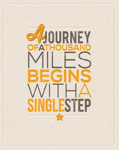 Цитата Типографический дизайн - векторная иллюстрация
