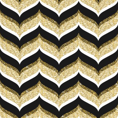 Vektör sorunsuz arka plan glitter altın ile