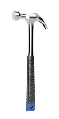 Beyaz üzerinde çekiç