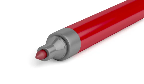 Close-up de marcador vermelho — Fotografia de Stock