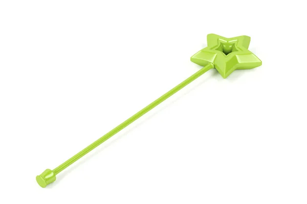 Зеленая волшебная палочка — стоковое фото