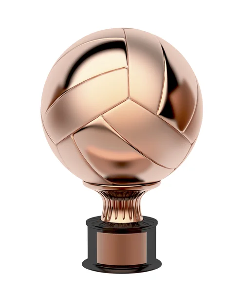 Troféu de Voleibol de Bronze — Fotografia de Stock