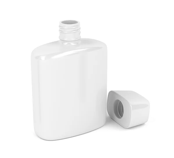 Aftershave-Lotion auf Weiß — Stockfoto