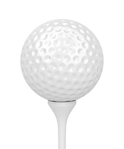 Bola de golfe em T — Fotografia de Stock