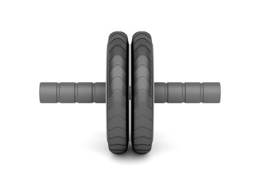 Karın tonlama tekerlek üzerinde beyaz