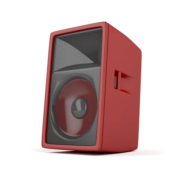 Big red loudspeaker — Stock Photo, Image