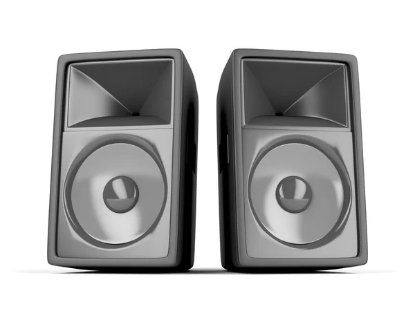 Two big loudspeakers — Stock Photo, Image