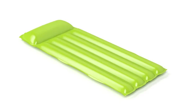 Groene drijvend zwembad matras — Stockfoto