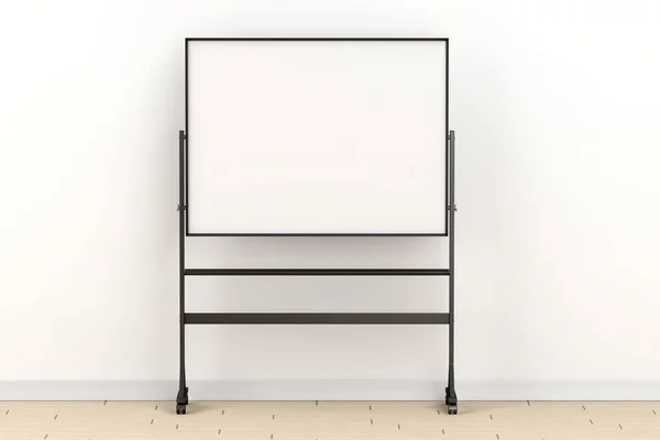 Mobiel Schoolwhiteboard Wielen Vooraanzicht — Stockfoto