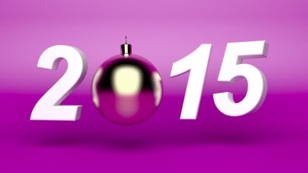 Felice anno nuovo 2015 — Video Stock