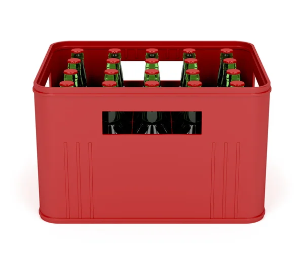 Caixa de cerveja — Fotografia de Stock