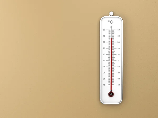 Критий термометр — стокове фото