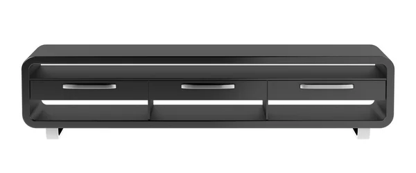 Black tv stand — Stock Photo, Image