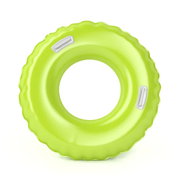 Groene zwemmen ring — Stockfoto