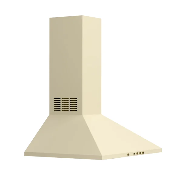 Beige cooker hood — Stock Photo, Image