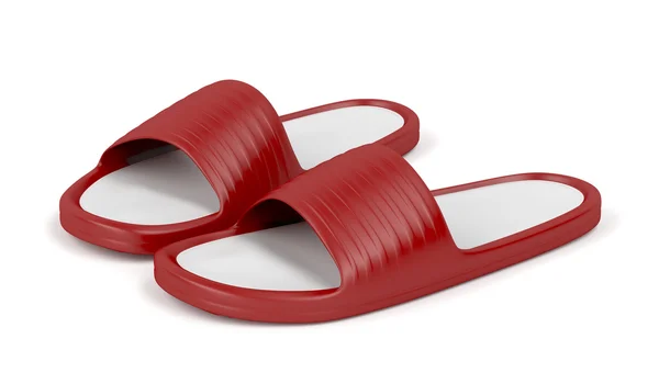 Red slippers — Stock Photo, Image