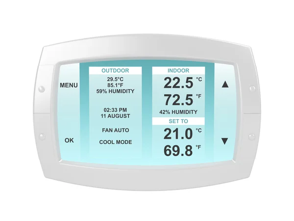 Modern termostat — Stok fotoğraf