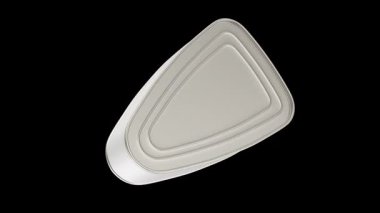 Jambonlu teneke kutu, balık ya da siyah arka planda diğer yiyecekler.