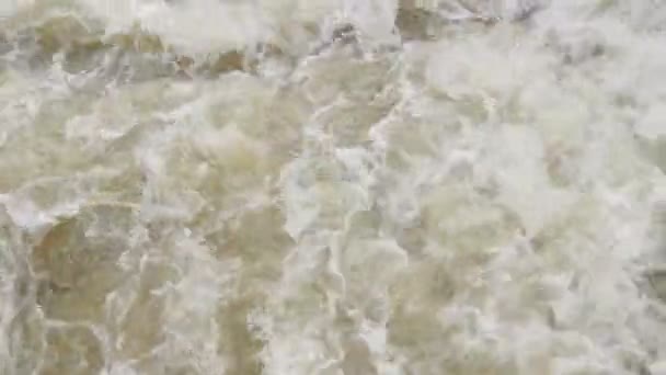 Fast flowing water — Stock Video