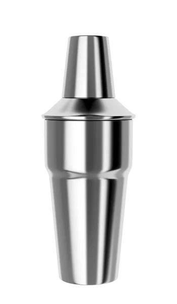 Silberner Cocktailshaker — Stockfoto